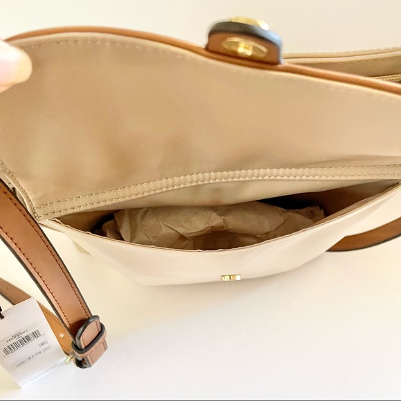 Calvin Klein Crossbody Messenger Handbag Brown/Tan - Picture 9 of 16